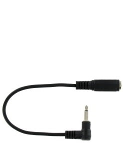 ADAPTER CABLE - 1/8" FEMALE TO 1/8" MALE RIGHT ANGLE