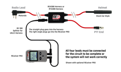 CAR HARNESS - 3 CONDUCTOR LEGACY 2-PIN MOTOROLA USLCI